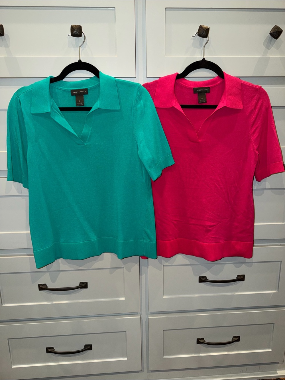2  Lightweight collared sweater tops